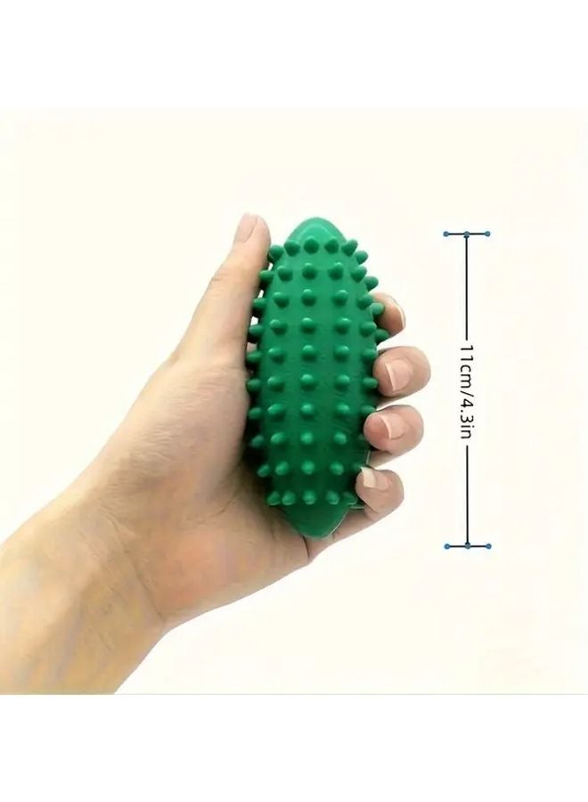 Blue Hedgehog Massage Ball Durable PVC Deep Tissue Roller Portable Fitness Recovery Tool - Image 3